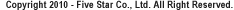 Copyright 2009 - Five Star Co.,ltd. All Right Reserved.